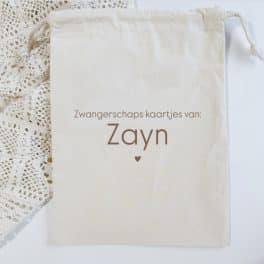 BEWAARZAKJE | Zwangerschaps kaartjes van Zayn