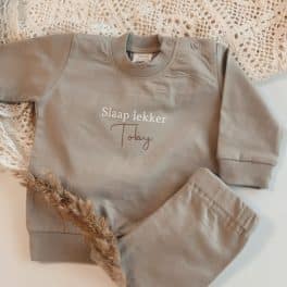 Pyjama met naam en slaap lekker