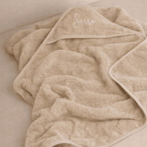 BADCAPE BASIC BADSTOF - SAND - 100x100 cm MET NAAM