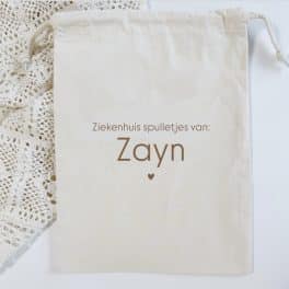 BEWAARZAKJE | Ziekenhuis spulletjes van Zayn