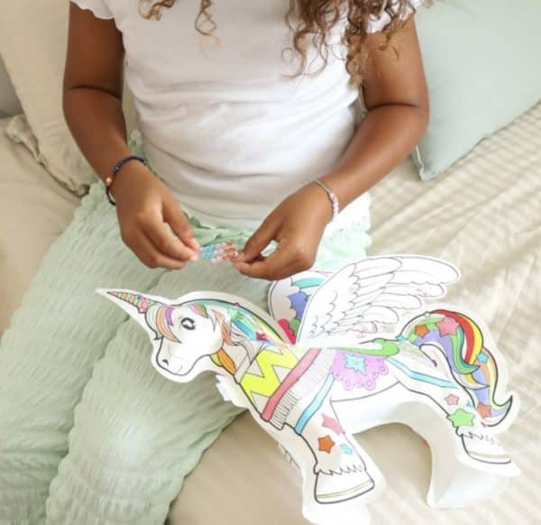 Opblaasbare tekening Unicorn - Afbeelding 2