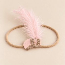 Haarbandje pietenmutsje – roze