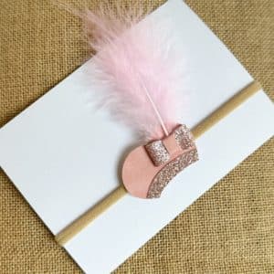 Haarbandje pietenmutsje – roze