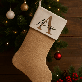 Kerstsok met naam