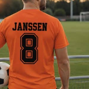 VOLWASSEN SHIRT | naam en nummer (WK editie)
